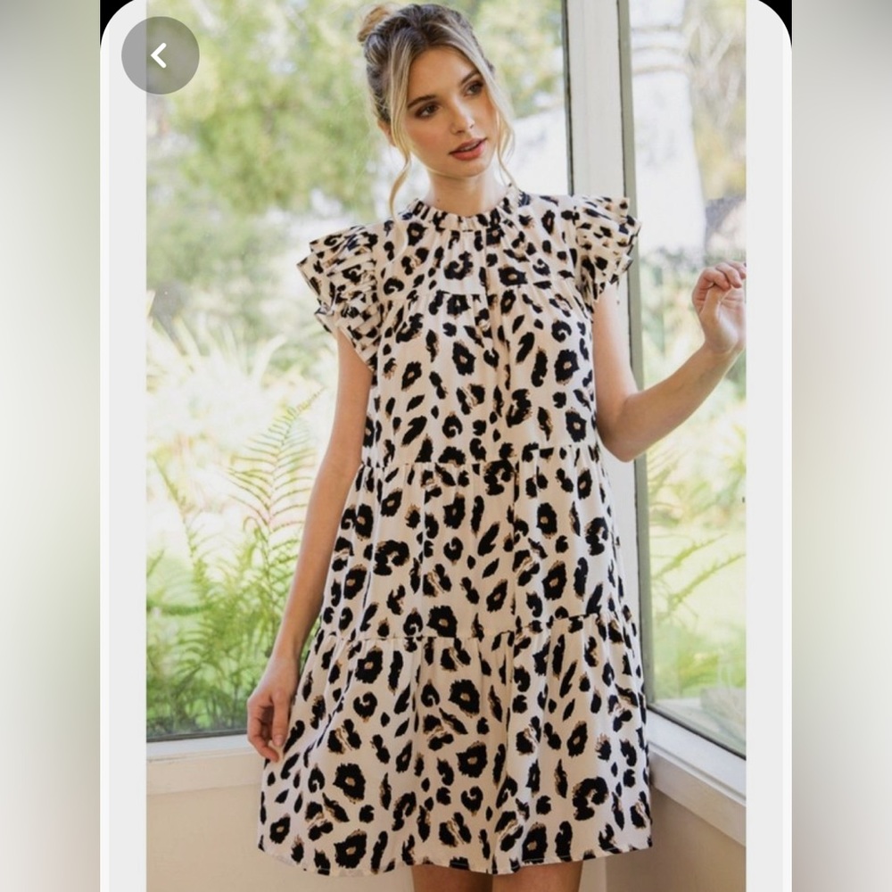 Size large puff sleeve dress